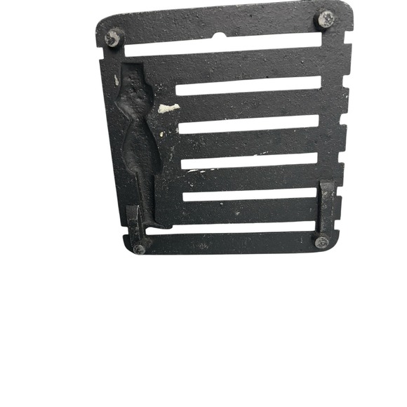 Vintage Cast Iron Trivet Character Quote Reputation Saying Painted Kitchen Decor - Picture 2 of 4